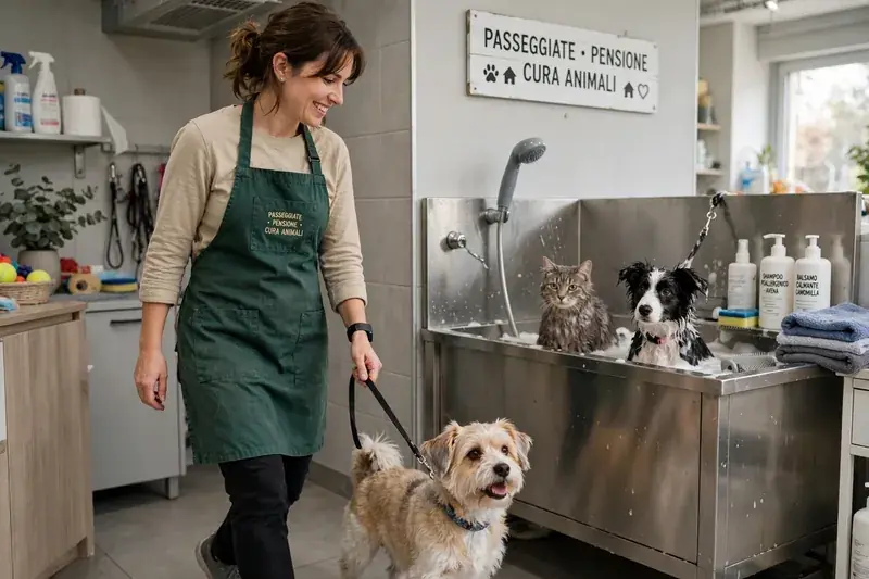 Dog sitter e toelettatura